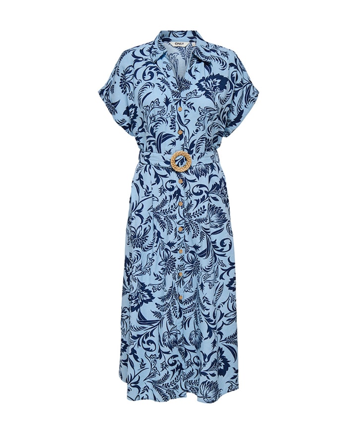 Dames jurk blauw