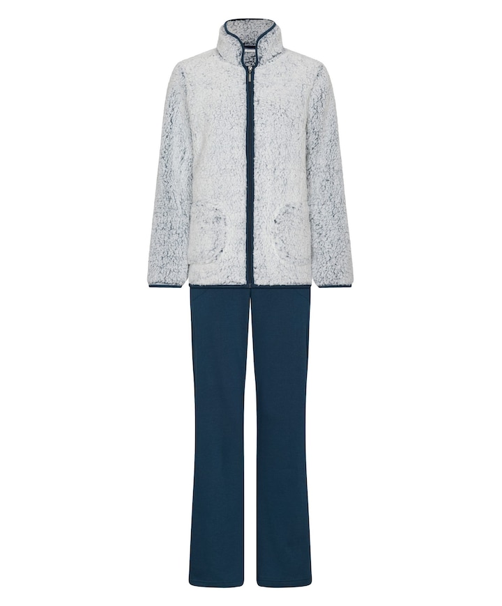 Dames huispak blauw