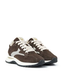 Usher Riggs dames sneakers bruin