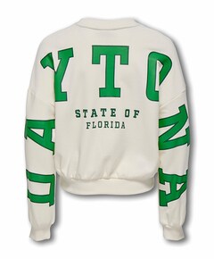 Meisjes sweater ecru