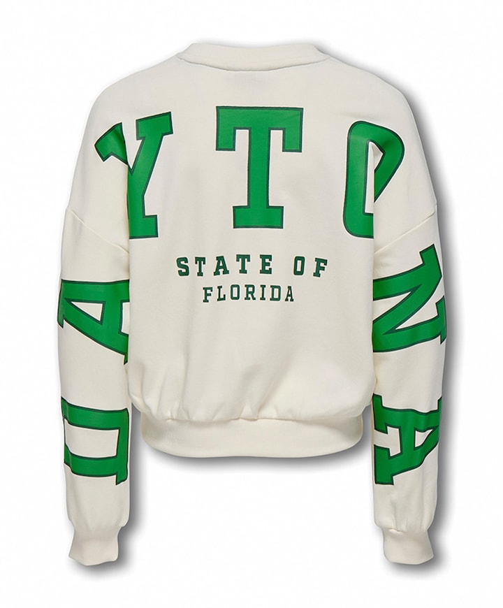 Meisjes sweater ecru