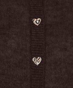 Dames vest bruin