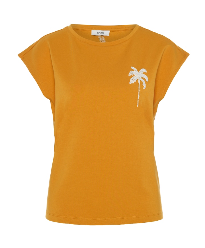 Dames T-shirt geel