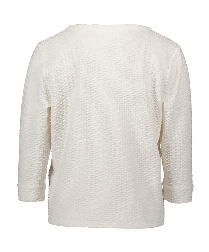 Dames longsleeve ecru