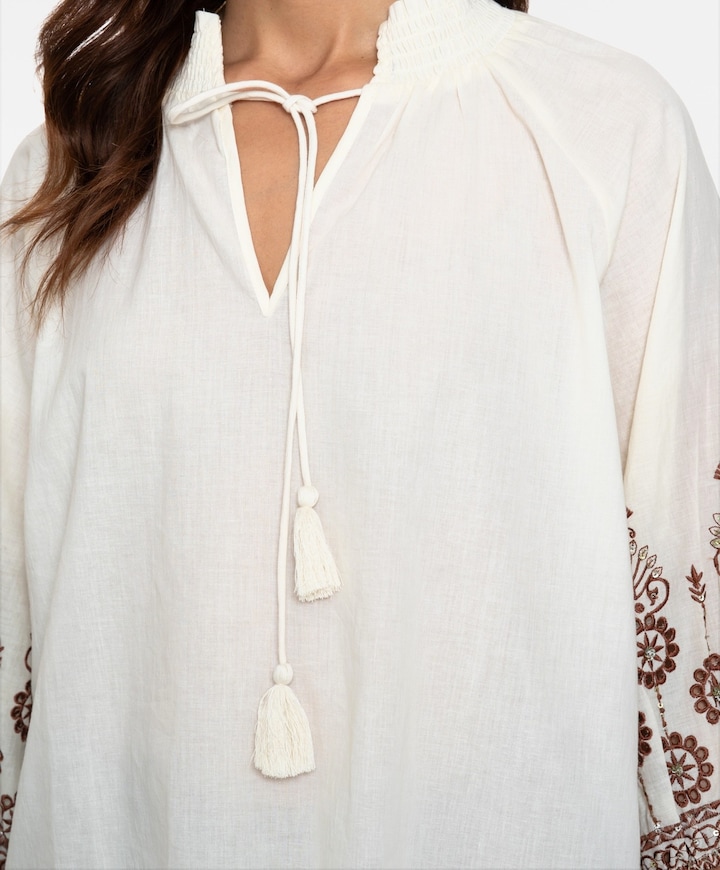 Dames blouse ecru