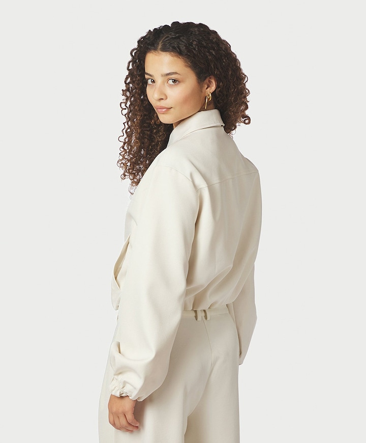 Dames blazer ecru