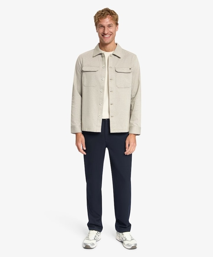 Heren overshirt bruin