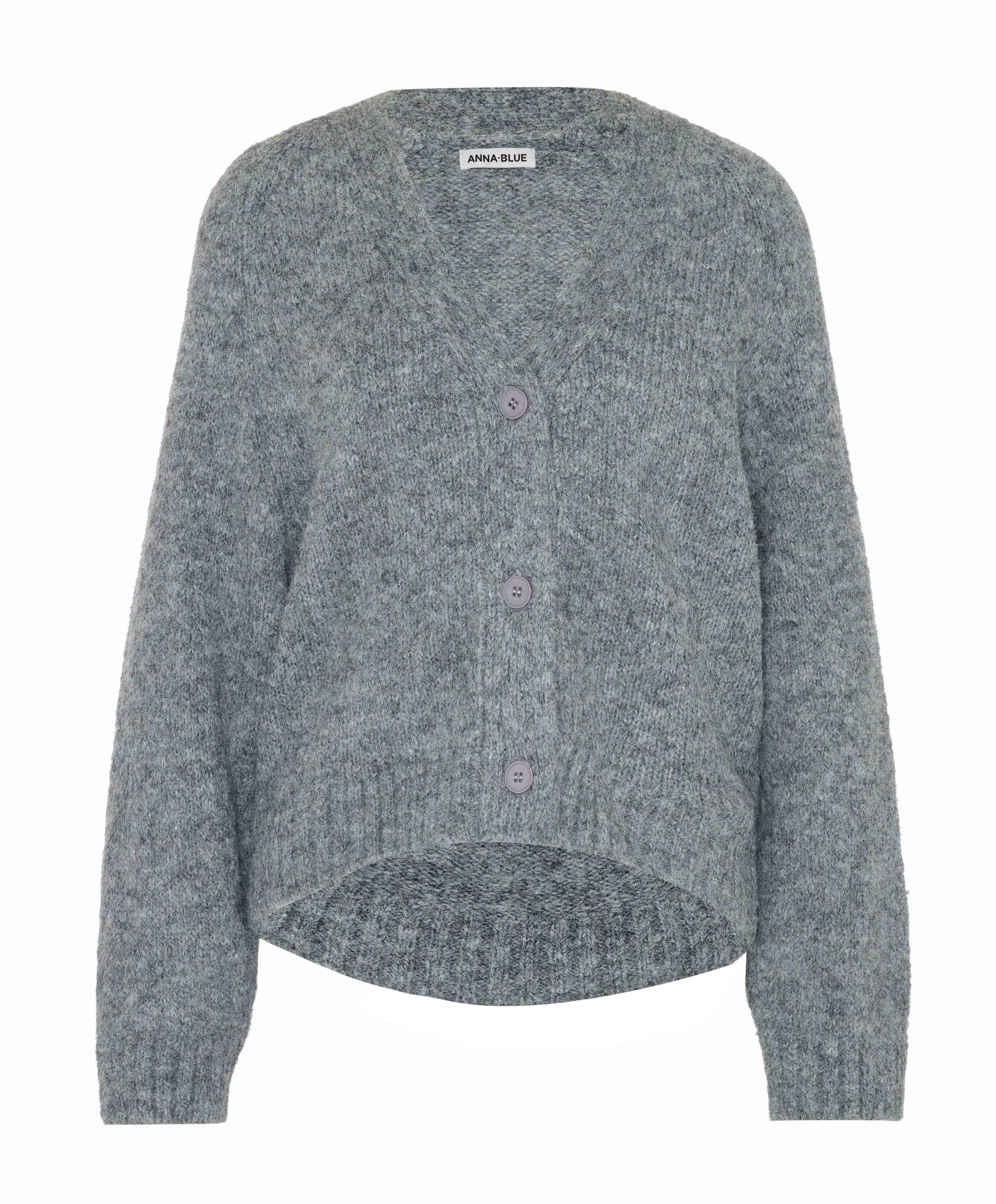 Dames vest grijs