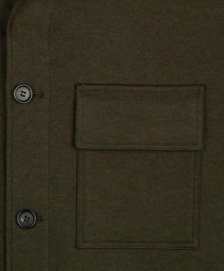 Heren overshirt groen