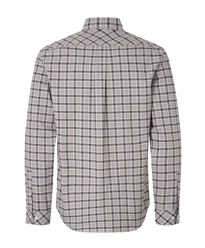 Overhemd lange mouw grijs