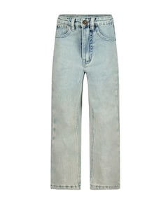 Wide leg jeans jongens jeans blauw