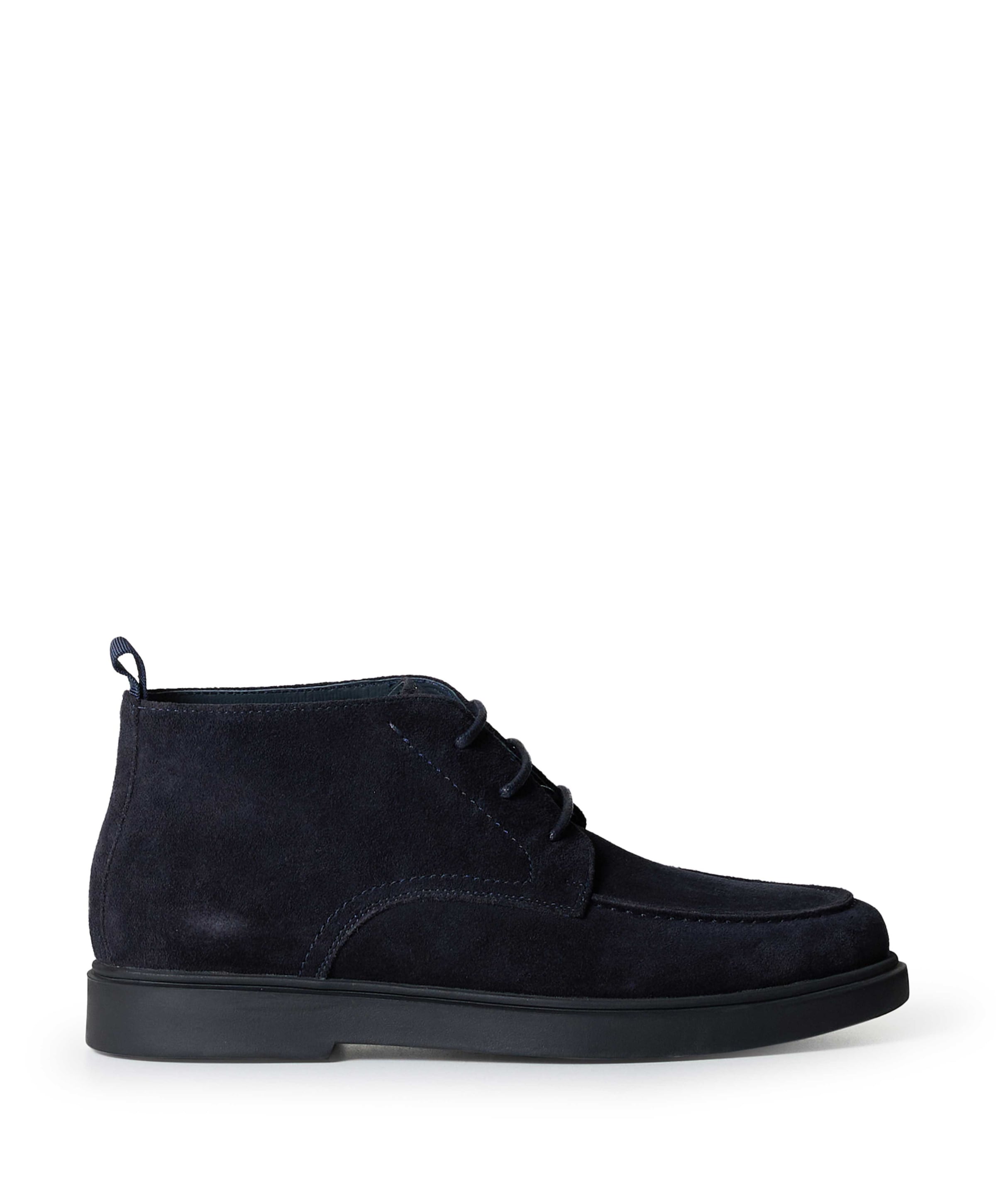 heren veterboots blauw