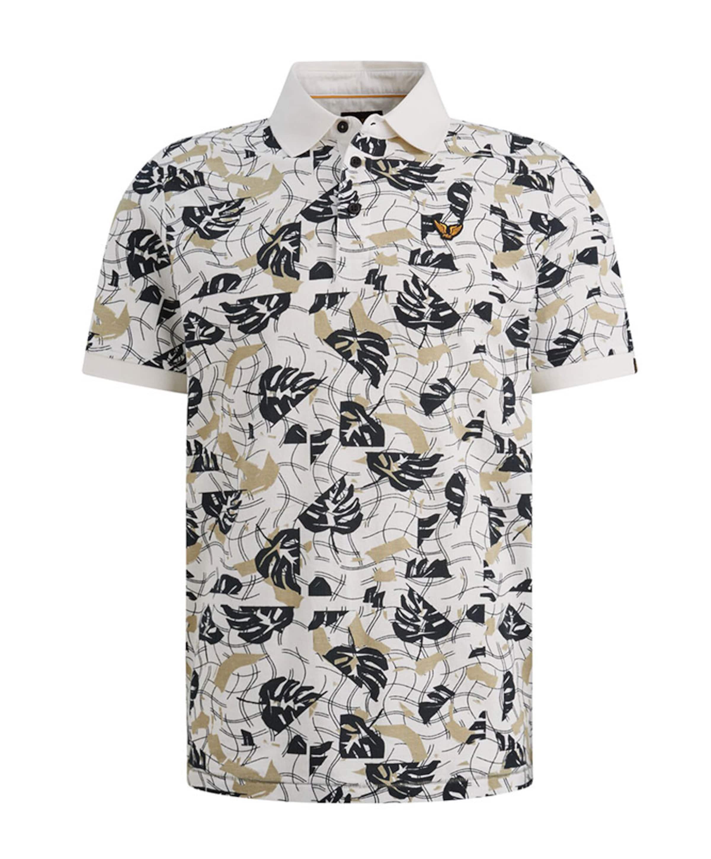 Heren polo ecru