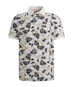 Heren polo ecru