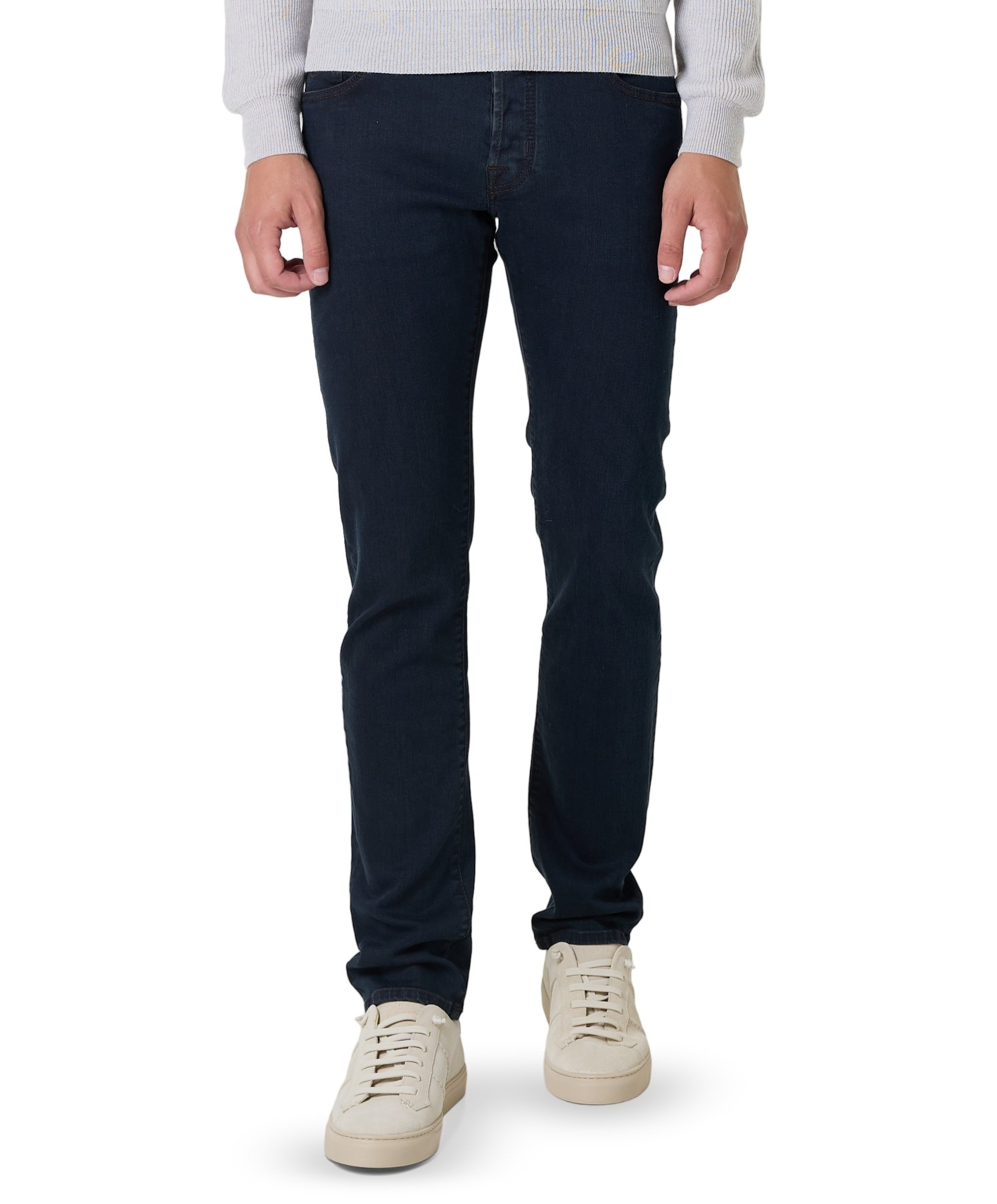 Nick Slim 5 pkt heren jeans blauw