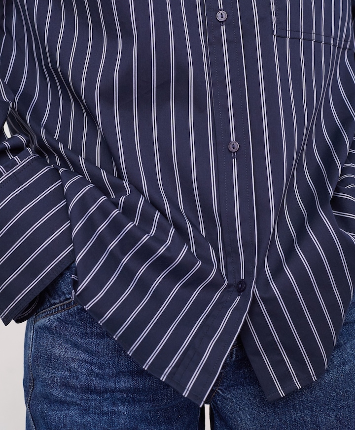 Dames blouse blauw