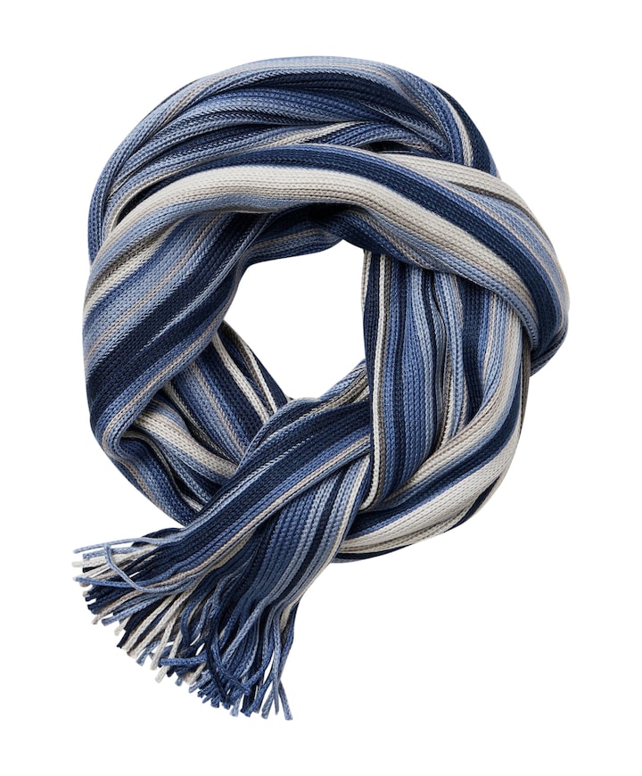 Heren sjaal blauw