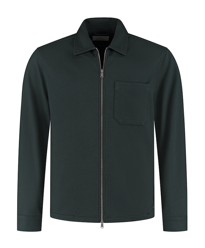 Heren overshirt blauw