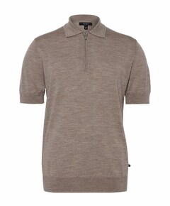 Heren polo beige