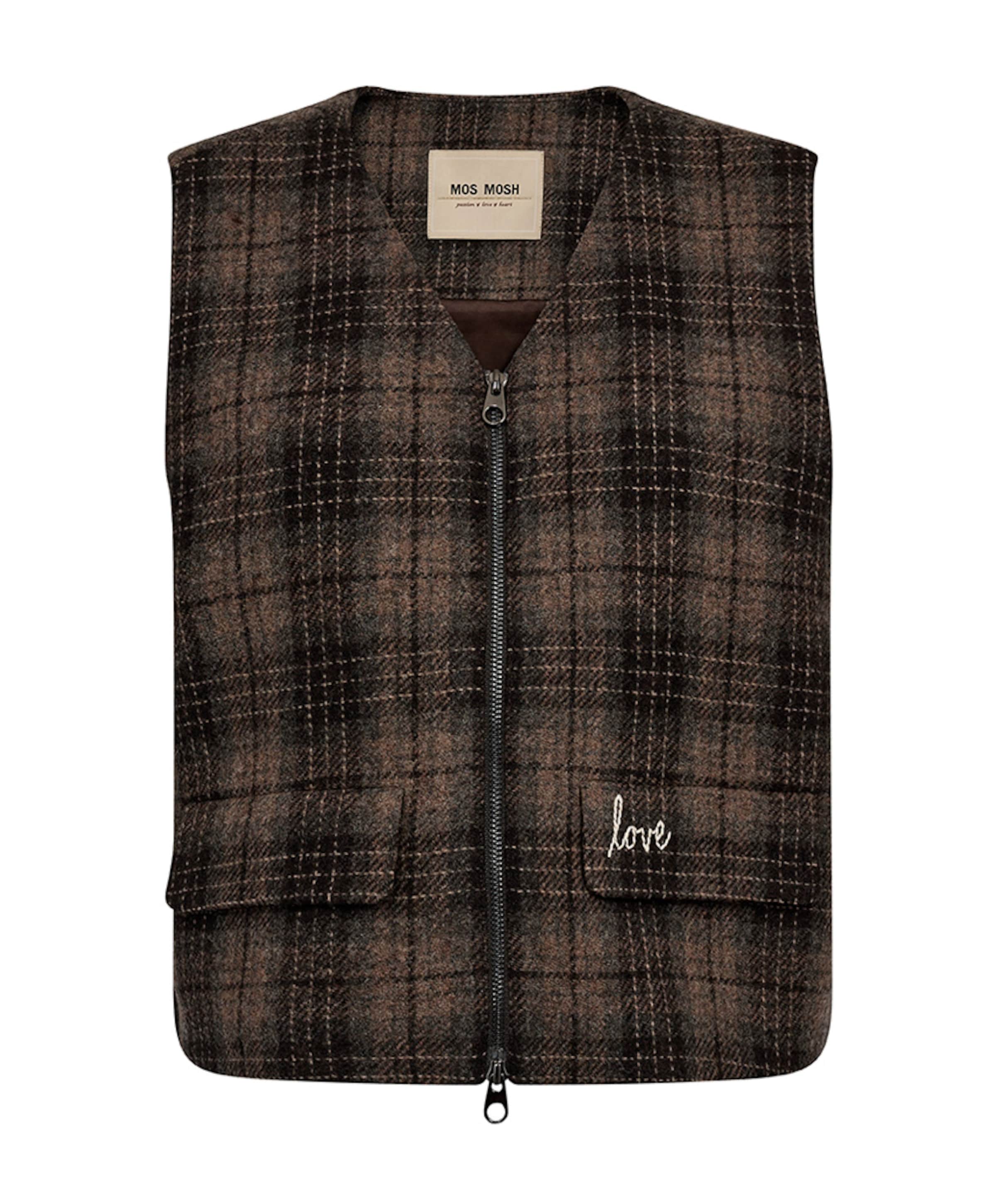 Dames gilet bruin