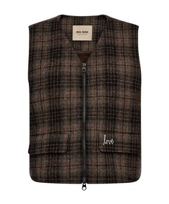 Dames gilet bruin