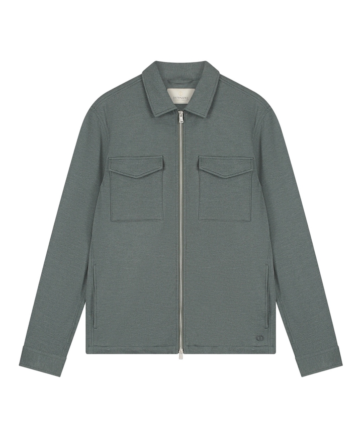 Heren overshirt groen