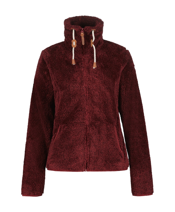 Dames vest bordeaux