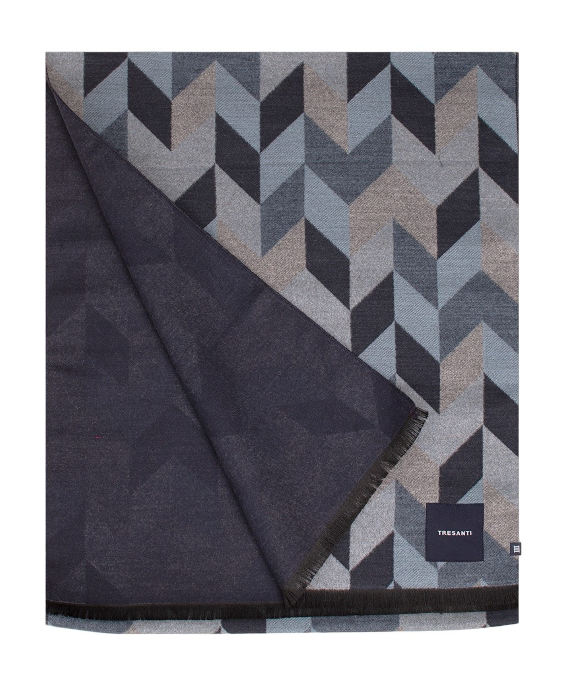 Heren sjaal blauw