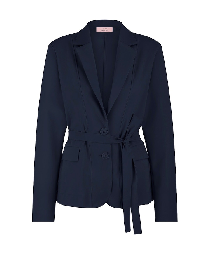 Dames blazer blauw