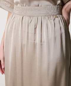Dames rok beige