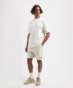 STARRY SWEAT SHORTS heren korte broek wit