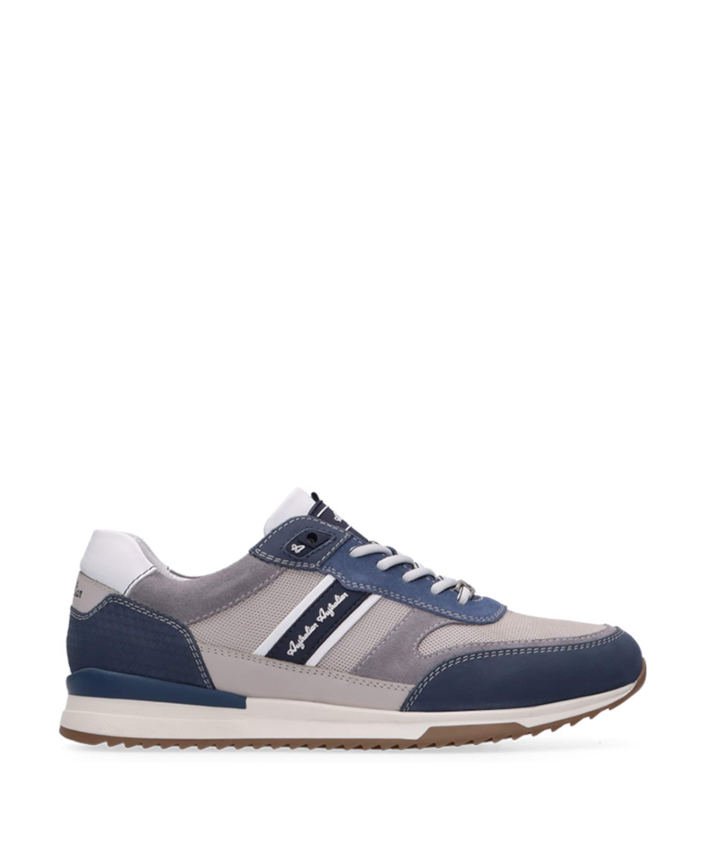 Filmon leather heren sneakers grijs