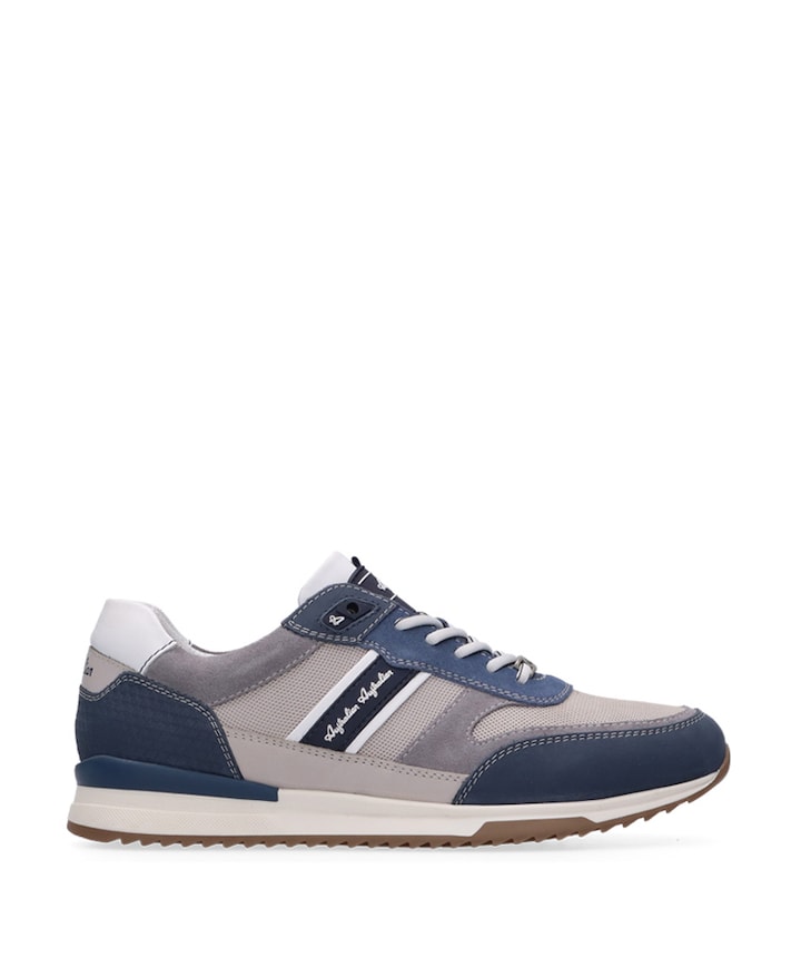 Filmon leather heren sneakers grijs