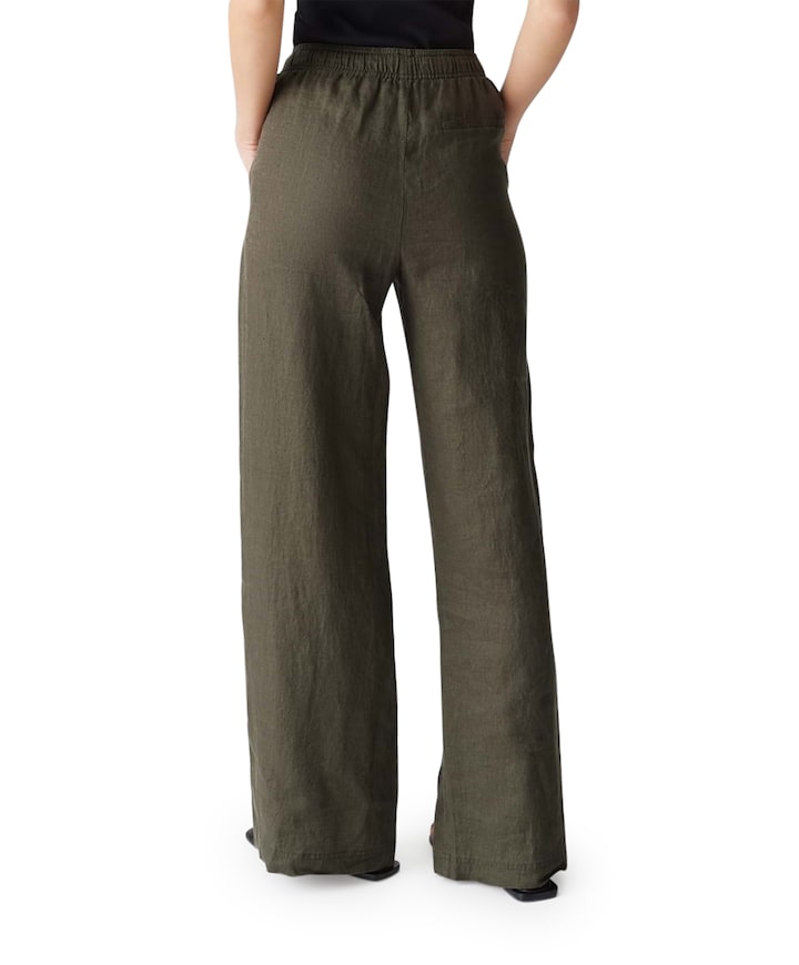 Mileni linen broek groen