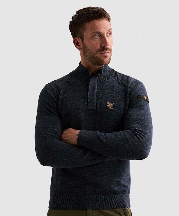 Heren trui blauw