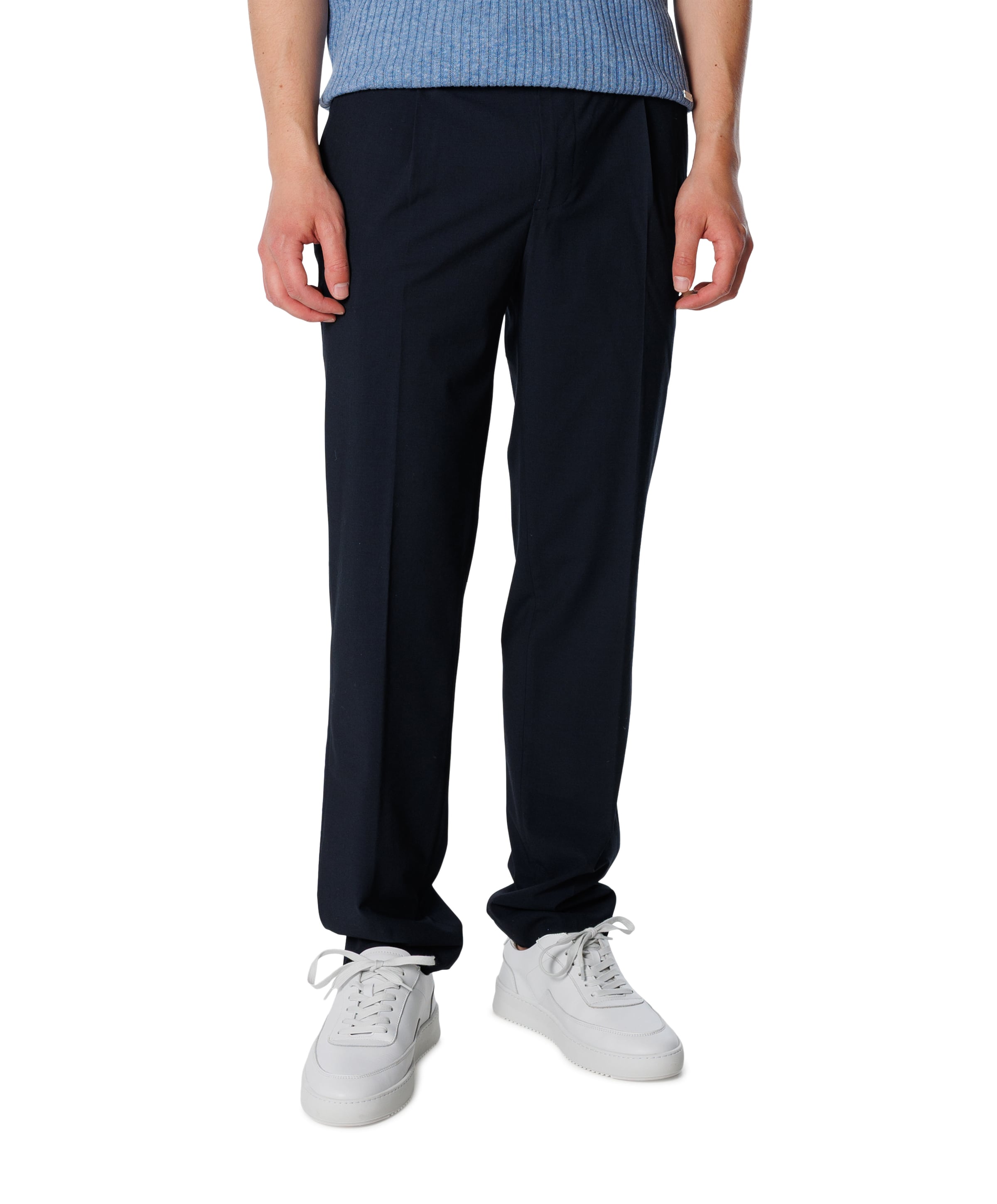 Carlo heren pantalon blauw