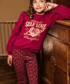 Meisjes sweater bordeaux