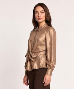 Dames blouse beige