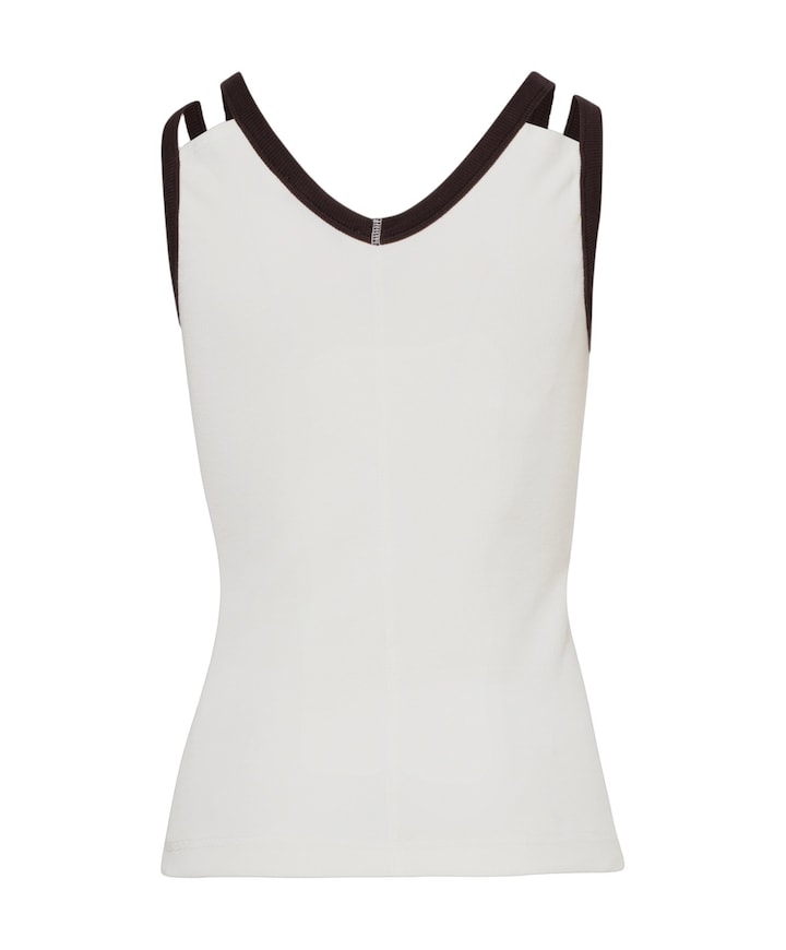 Dames top ecru