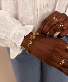 Dames armband goud