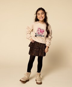 Meisjes sweater beige