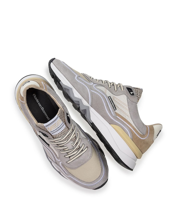 heren veterschoenen grijs