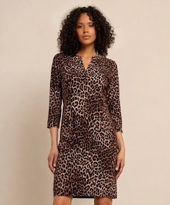 Dames jurk bruin