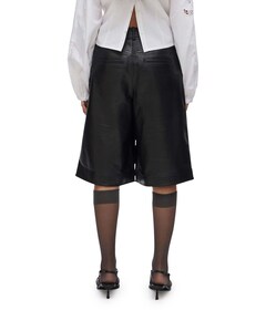 ROUCELIA RW LEATHER COLOTTES bermuda zwart