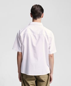 Heren overhemd korte mouw wit