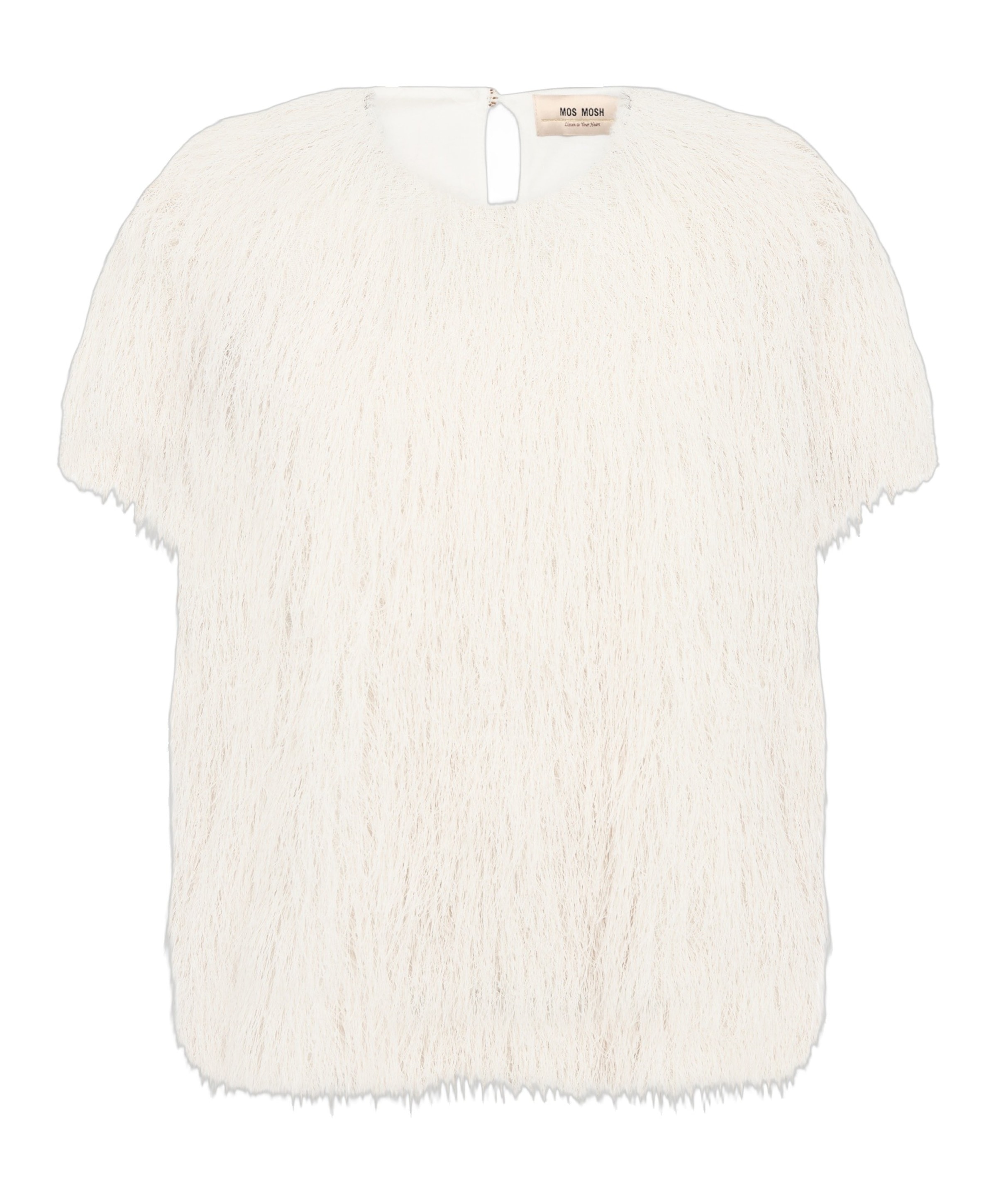 Dames top ecru