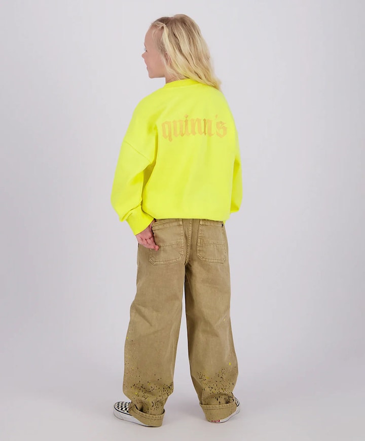 Uniseks sweater  geel