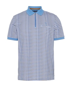 Heren polo blauw