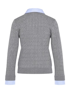 Dames vest grijs