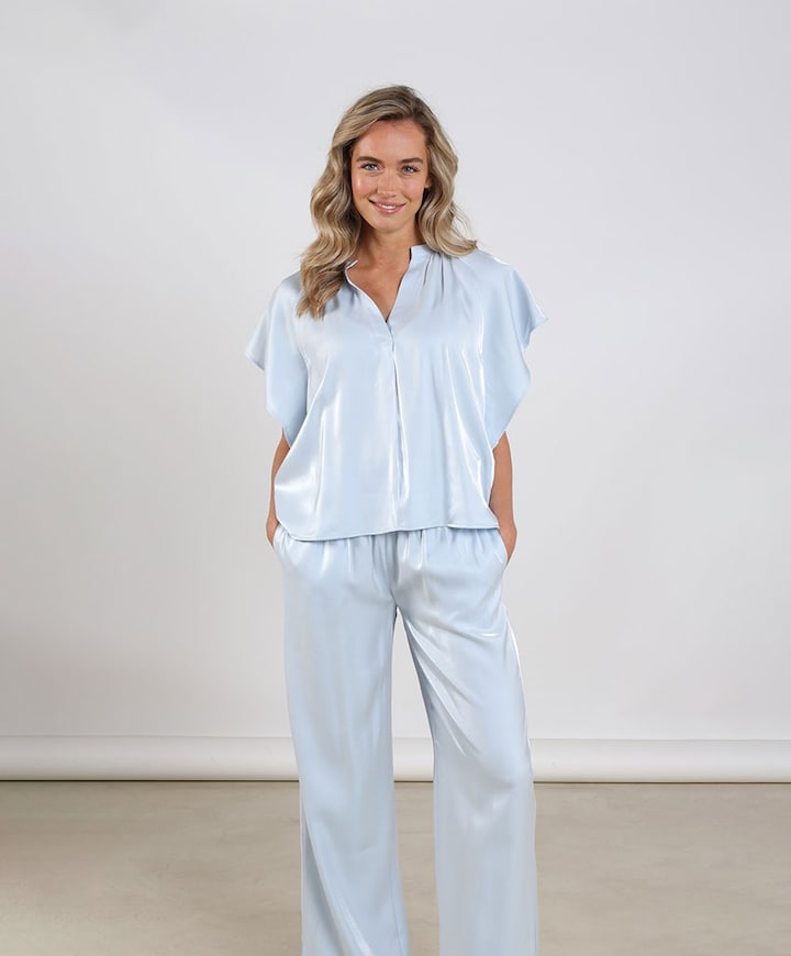 Dames top blauw